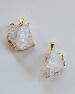 Pingente Drusa de Cristal - Amplificação, Energização, Iluminação e Purificação