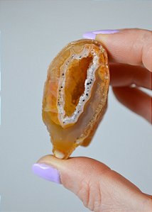 Mini Geodo de Ágata - Pedra da sorte