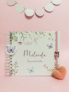 Livro do Bebê - Floral Delicado