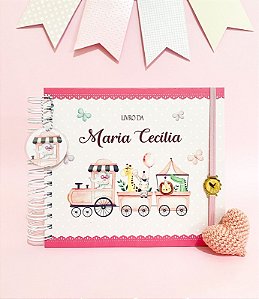 Livro do Bebê - Safari Menina Trenzinho
