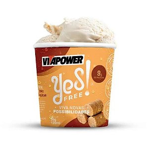 Sorvete de Paçoca c/ Chocolate 120ml - Yesfree
