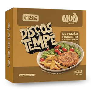 Discos de Tempê de Feijão Fradinho 220g - Mun