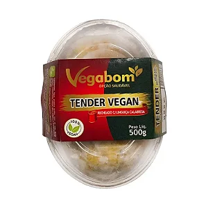 Tender Recheado c/ Linguiça Calabresa 500g - Vegabom