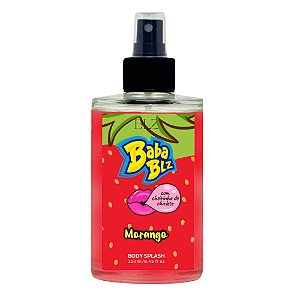 Body Splash Corporal com Cheirinho de Chiclete de Morango 250ml