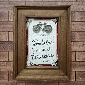 Quadro Bike em Azulejo e Metal