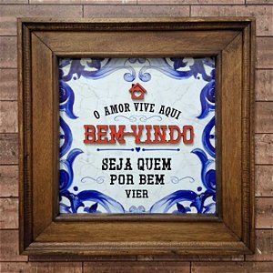 Quadro Bem Vindo