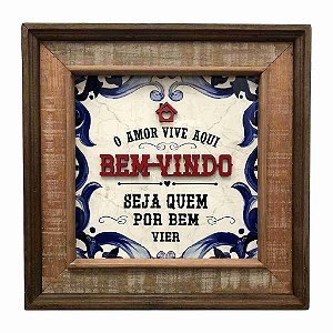 Quadro Bem Vindo