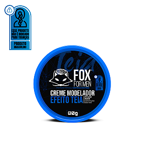 Creme Modelador Fox For Men Efeito Teia 80g - 6 unidades