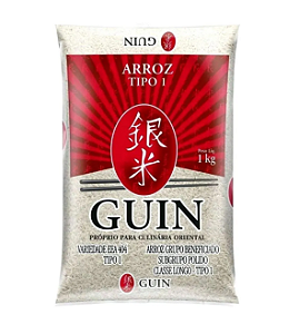 ARROZ JAPONÊS GUIN -  GRÃO LONGO - SACO 1KG