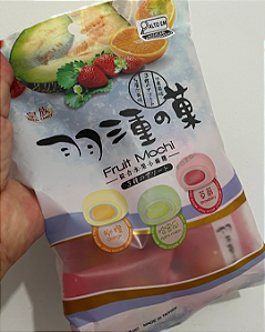 MOTI ROYAL FAMILY RECHEADO FRUTAS SORTIDAS (LARANJA, MELÃO, MORANGO) - PACOTE 120G