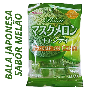 BALA JAPONESA DE MELÃO MUSK MELON CANDY KASUGAI – 115G
