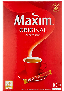 CAFÉ MAXIM ORIGINAL DISPLAY C/ 100 SACHÊS