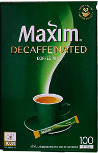 CAFÉ MAXIM DESCAFEINADO CAIXA 100 SACHÊS