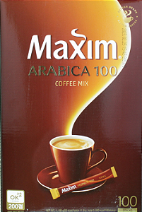 CAFÉ MAXIM ARABICA CAIXA 100 SACHÊS