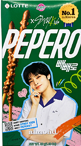 PEPERO AMENDOAS STRAY KIDS PACOTE 37G