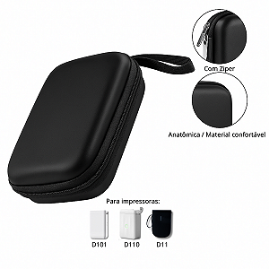 Case Pasta De Proteção Niimbot  D11 D101 D110 Tamanho da tela:10 cm;Nome do desenho:Geométrico