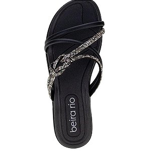 TAMANCO FEMININO FLAT BEIRA RIO 8507112 Preto