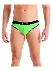 Sunga Brief Cut | com bojo - Verde Flúor