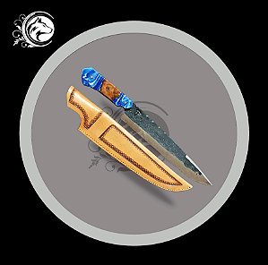 FACA BESTEK 12" 5MM EM CARBONO BRUT FORGE