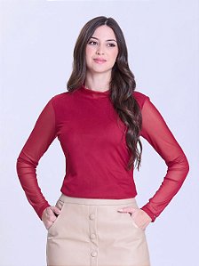 BLUSA ELENICE BORDÔ - HAPUK