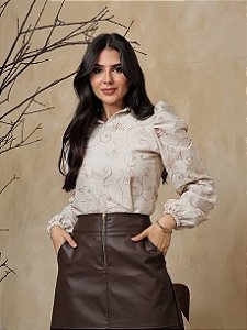 CAMISA ALBA - LEOPARDA