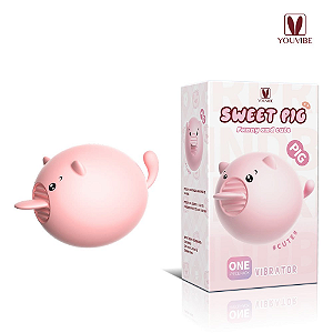 Lilo Sweet Pig Estimulador Clitoriano em Formato de Porco com 10 Modos de Estimulação