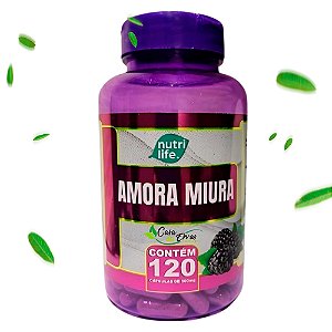 Amora Miura Nutri Life - 120 Cápsulas - 500 MG