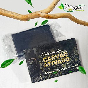 Sabonete Hidratante Natural Carvão Ativado - Bionature - 90g
