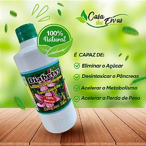 Composto Liquido Natural Diabetys - Vida Ervas - 500 ML