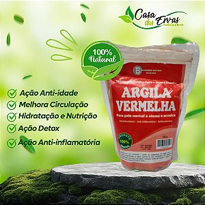 Argila Vermelha - 500g