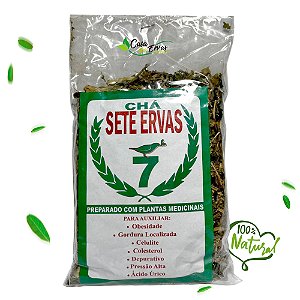 Pacote de Chá 7 Ervas - 100g