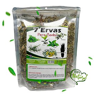 Pacote 7 Ervas Para Banho - 100g