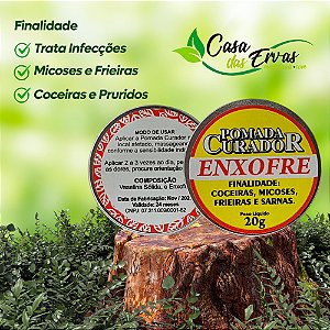 Pomada Enxofre Curador - 20g