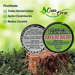 Pomada Erva de Bicho Curador - 20g