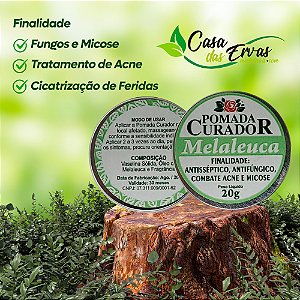 Pomada Melaleuca Curador - 20g