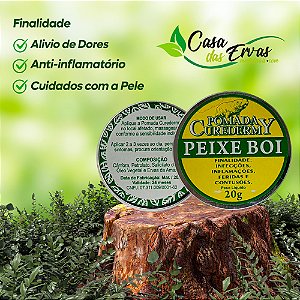 Pomada Peixe Boi Curedermy - 20g