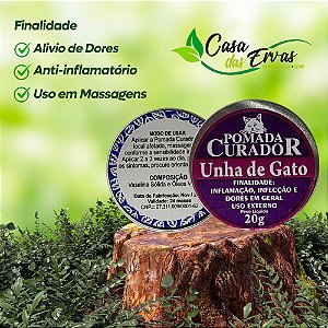Pomada Unha de Gato Curador - 20g