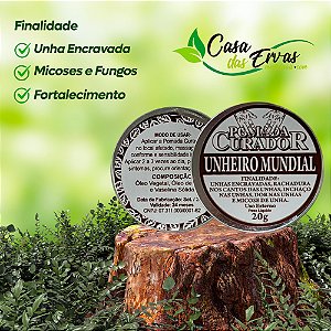 Pomada Unheiro Mundial Curador - 20g
