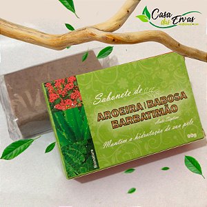 Sabonete Aroeira, Babosa e Barbatimão - Bionature - 90g