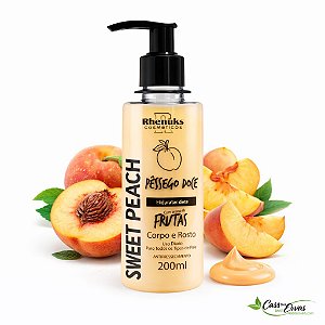 Hidratante de Pêssego Doce - Rhenuks - 200 ML