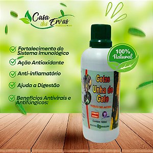 Gotas de Unha de Gato - Vida Ervas - 100 ML