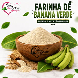 Farinha de Banana Verde