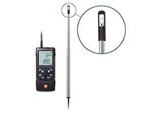 Anemômetro de Fio Quente Digital com Conexão de Aplicativo - Testo 425