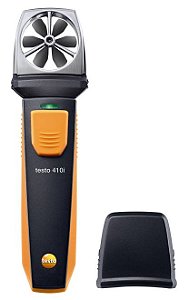 Anemômetro Molinete  p/ Medir Volume de Fluxo, Velocidade do Ar e Temperatura em Saídas - Testo 410i