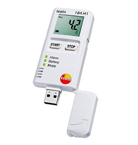 Datalogger 184-H1 USB Instrumento registrador de temperatura e umidade relativa com entrada USB - Testo 0572 1845 01