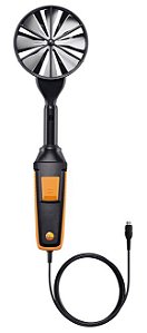 Sonda de Palhetas de Alta Precisão (Ø 100 mm, digital) - Incluindo Sensor de Temperatura Com Fio - Testo 0635 9372