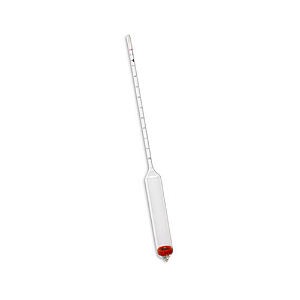 Densímetro para Álcool Etílico e Suas Misturas Com Água, Escala 0,850 à 0,900g/ml - Divisão 0,0005 Incoterm 5832