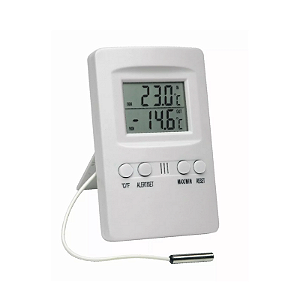 Termômetro Digital com Sensor Externo e Alarme - Incoterm 7427.02.0.00
