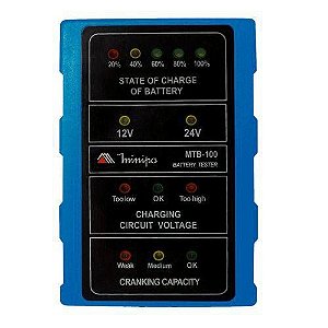 Testador de Bateria Automotivo - Minipa MTB-100