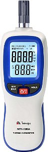 Termo-Higrômetro  Display Duplo com Iluminação / Faixa de -20°C a 70°C - Minipa MTH-1360A